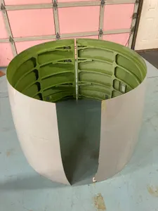 BOEING E3A SENTRY ENGINE COWLING 204-70047-1S 204-70047-2S *OH* VINTAGE